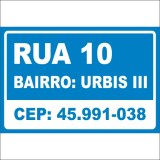 Rua 10 bairro :urbis cep:45991-038